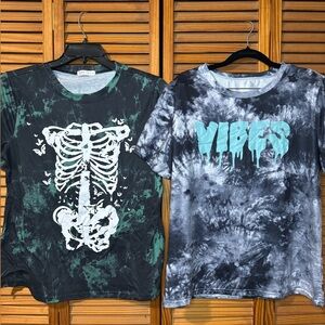 Soft/Silky Graphic Tee’s Tie-Dye